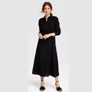 A New Day Black Midi-Length Dresses - Size XL